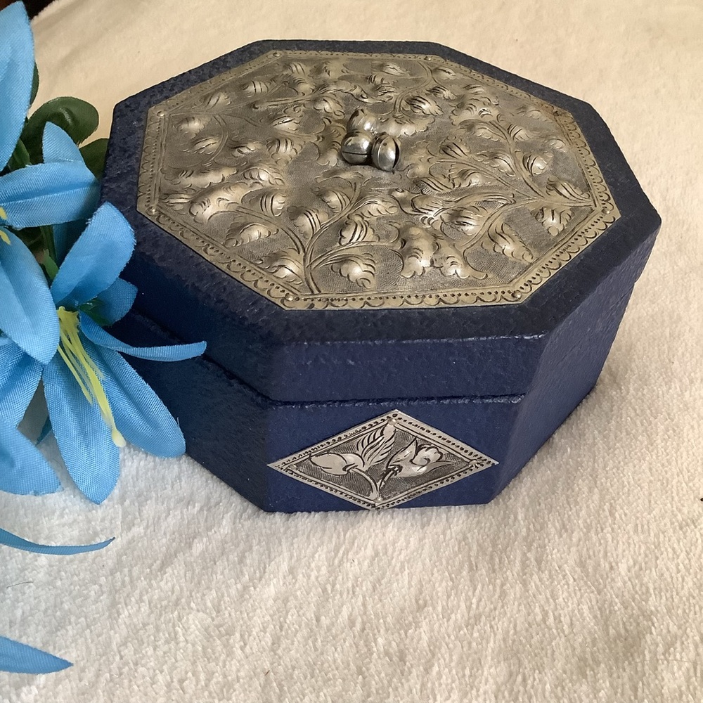 Blue Trinket Box